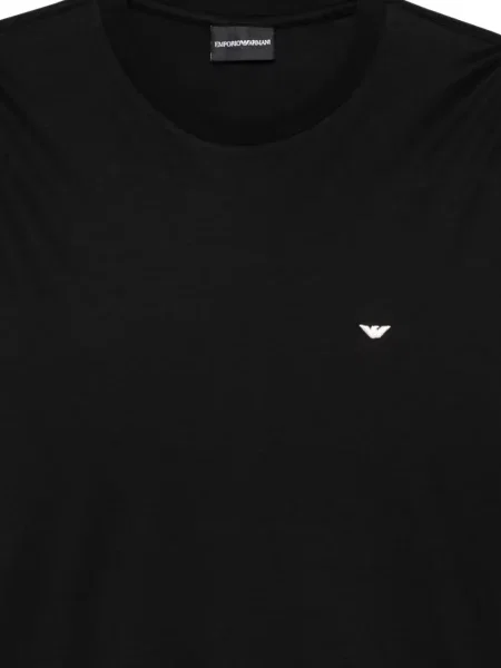 Μπλούζα Emporio Armani με κέντημα μαύρο