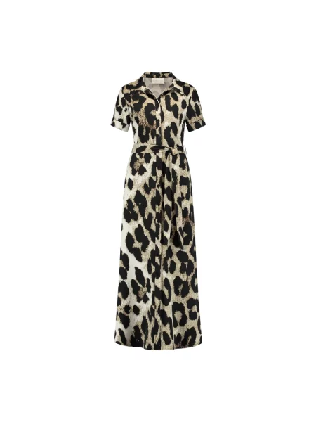 Lniana wielobarwność sukienka Helena Hart