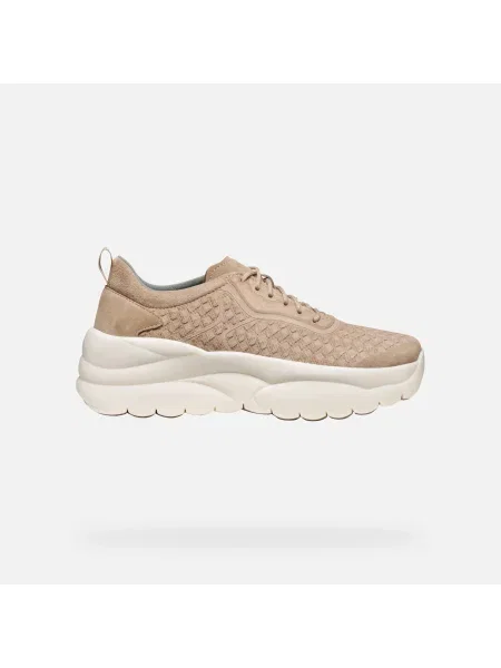Sneakerși Geox alb