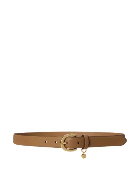 LAUREN RALPH LAUREN Nadrágszíj Világosbarna