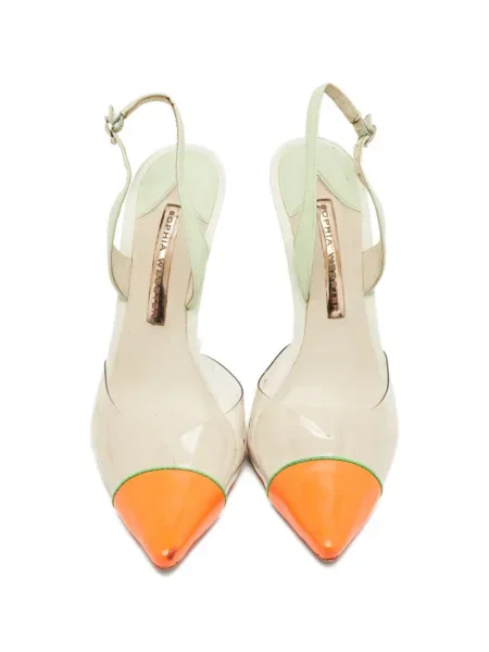 Pantofi cu toc Sophia Webster slingback verde