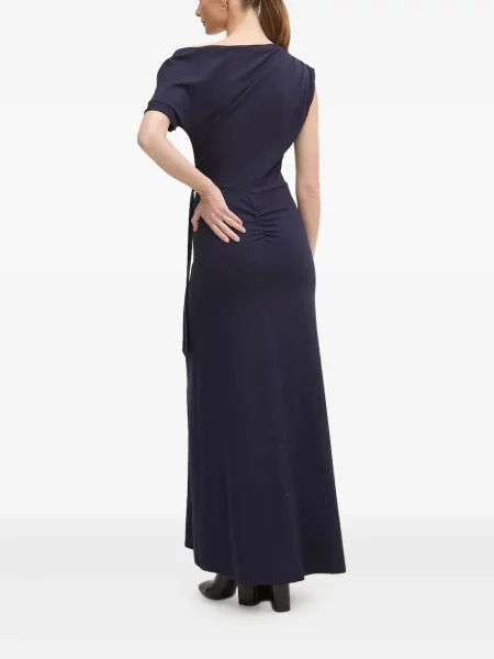 Костюм макси рокля Dvf Diane Von Furstenberg синьо