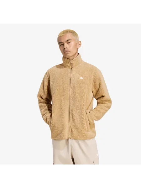Mikina adidas Trefoil Essentials Teddy Fleece Cardboard XXL