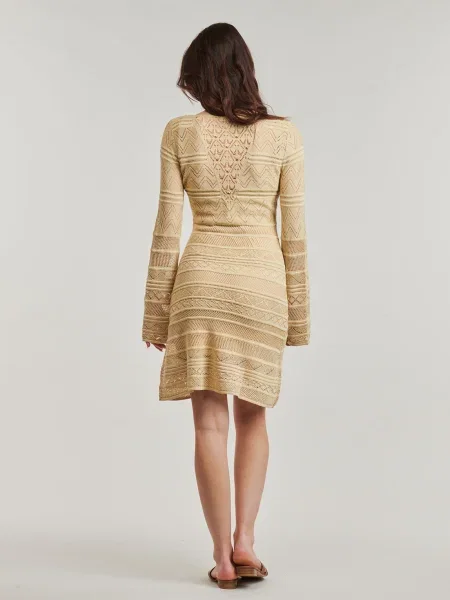 Rochie Guess de costum auriu