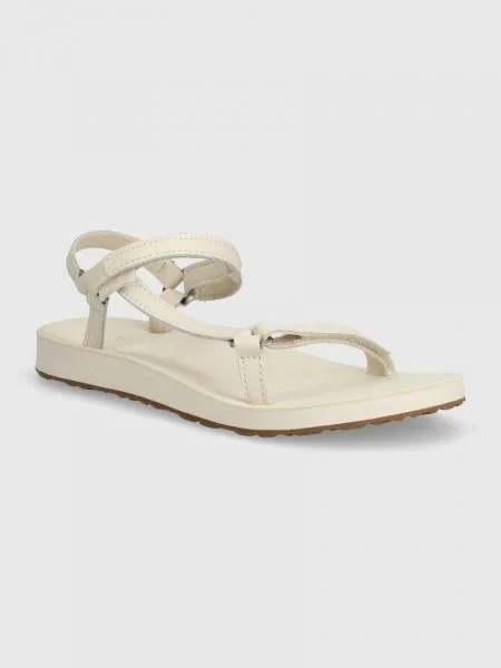 Teva sandály kožené Original Universal Slim Lea béžové