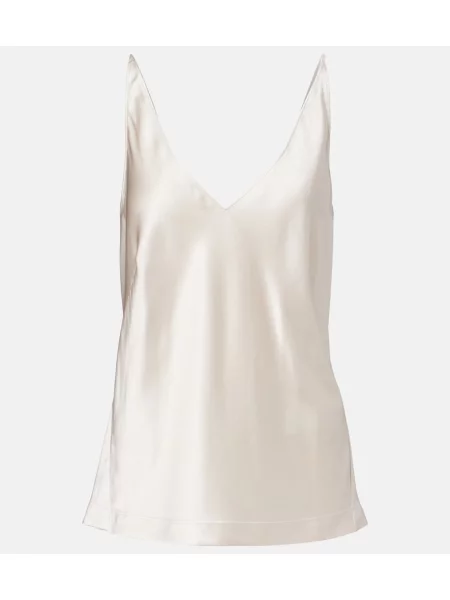 Top Dorothee Schumacher din satin alb
