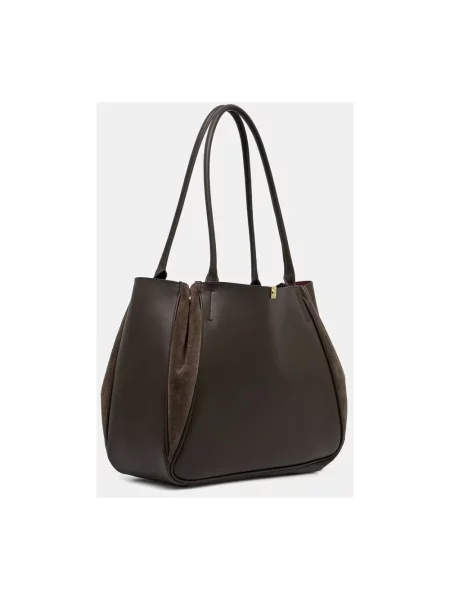 Coccinelle torebka shopper skórzana zielona