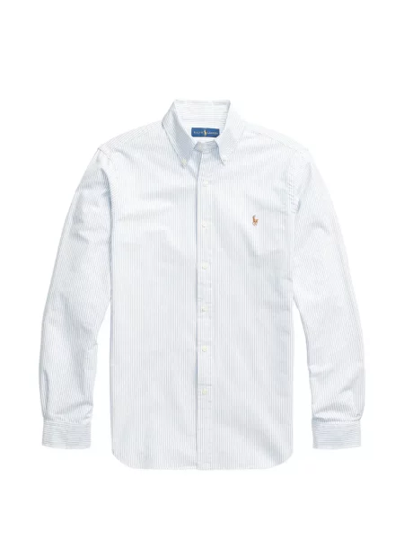 Tricou polo Polo Ralph Lauren cu glugă cu blană cu broderie roșu