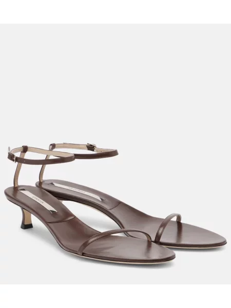 Sandale Christen din piele maro