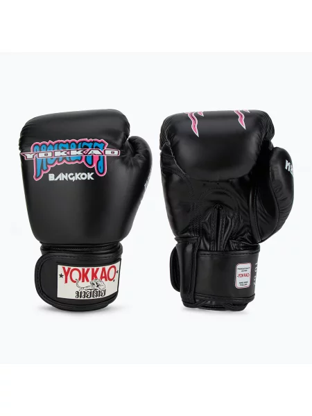 Boxerské rukavice YOKKAO East Club black černé
