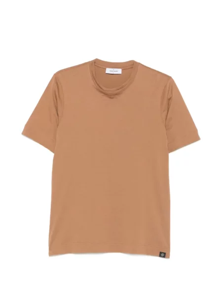 Tricou Gran Sasso cu decolteu rotund maro