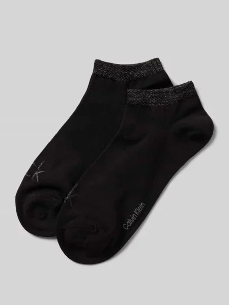 Calvin Klein skarpetki do trampek w Kobiety Modal jednolity Ck Calvin Klein czarny