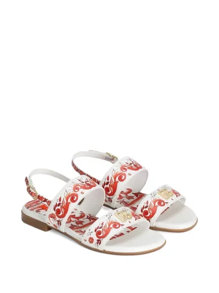 Sandały dziecięce Dolce And Gabbana białe