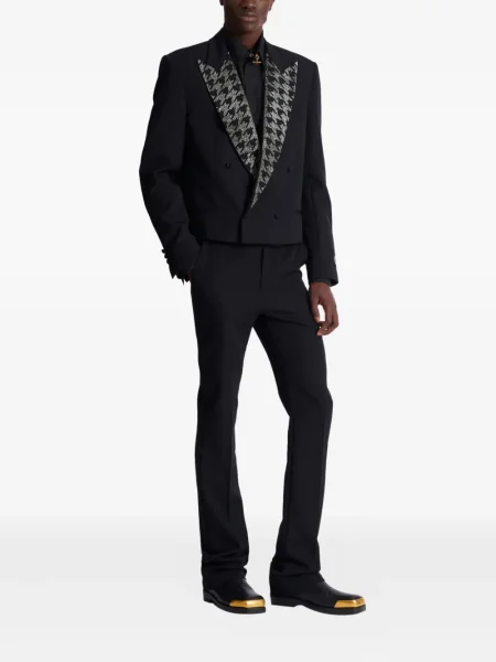 Sacou Balmain de cristal negru