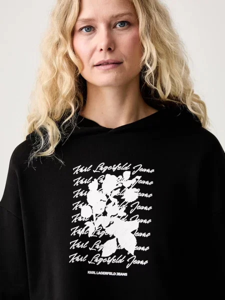 Свитер Karl Lagerfeld Jeans с капюшоном