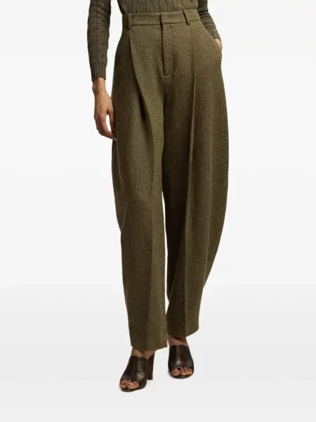 Hlače Ralph Lauren Collection keper zelena