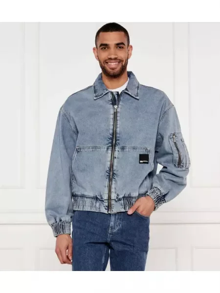 Karl Lagerfeld Jeans De blugi geacă bomber albastru