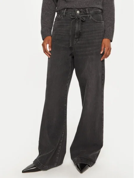 Дънки Day Birger et Mikkelsen Elijah Black Denim с висока талия черно