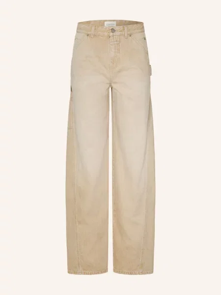 Closed Široké Džíny Weston wheat beige béžové