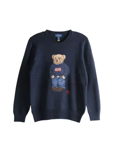 Koszulka polo Polo Ralph Lauren z okrągłym dekoltem granatowa