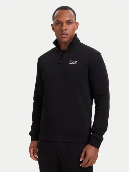 Emporio Armani Sweater majica / bijela crna