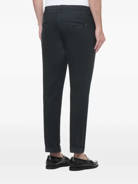 Pantaloni Dondup cu autograf gri