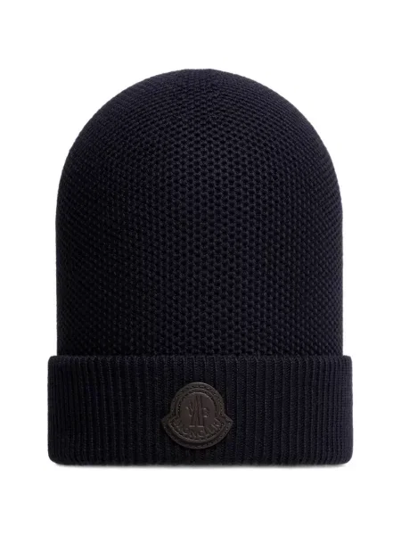 Căciulă Moncler cu autograf albastru