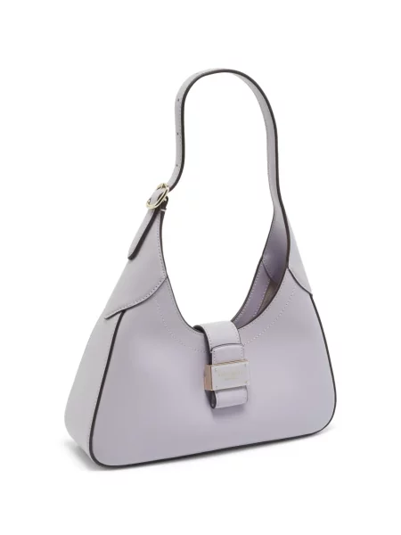Bőr kézitáska Kate Spade lila
