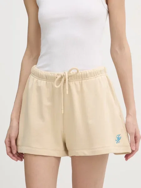 Tommy Hilfiger teplákové šortky béžové