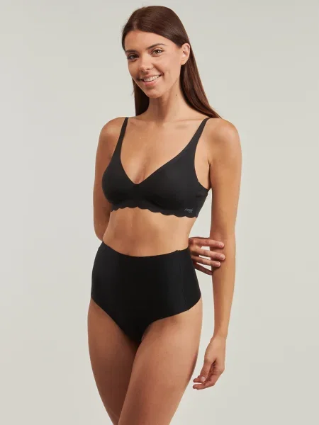 Sutien Sloggi fără armătură negru