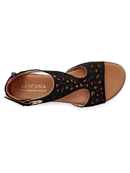 LASCANA Sandali črna