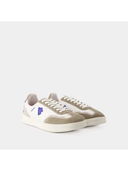 Sneakersy Ader Error z okrągłym noskiem białe