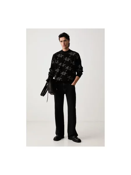 Pulover Armani Exchange negru