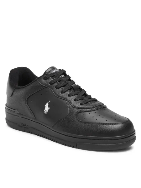 Sportcipő Polo Ralph Lauren Masters Crt Black/Black/White Pp fekete
