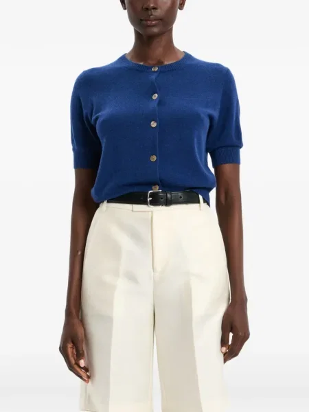 Cardigan Arch4 scurt albastru