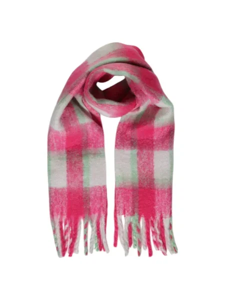 Šal Only karirani bijela