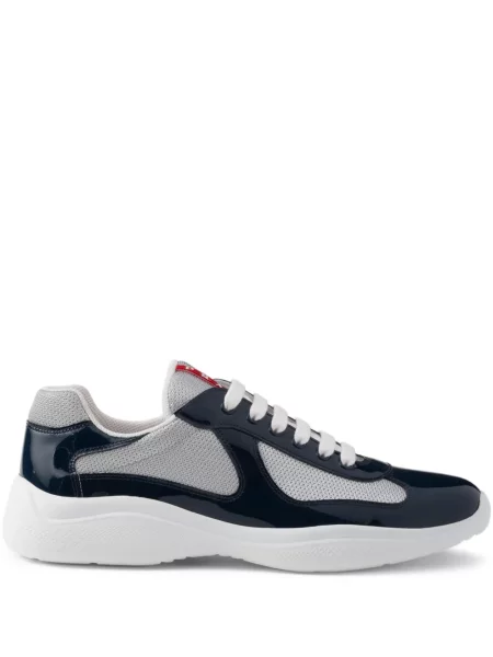 Sneakerși Prada chunky albastru