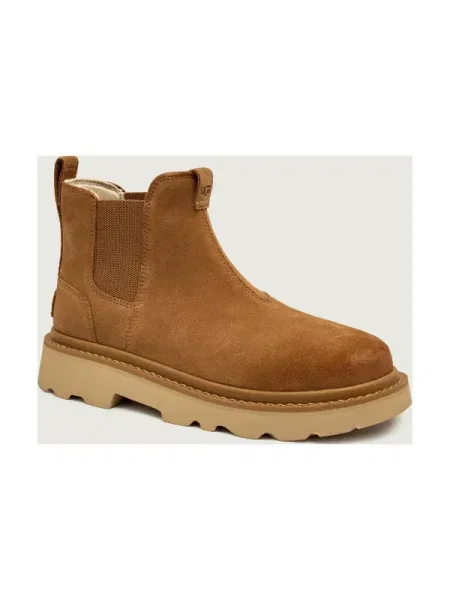 UGG Bocanci M CHELSEA LUG | piele întoarsă maro