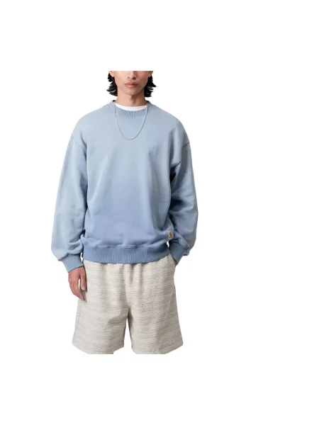 Bluza Carhartt Wip z długim rękawem niebieska
