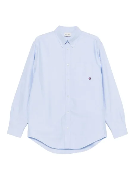 Cămașă Drole De Monsieur cu broderie albastru