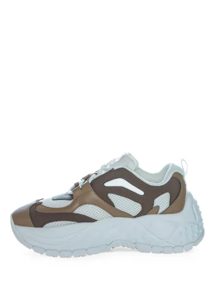 Sneakerși Armani Exchange plasă alb