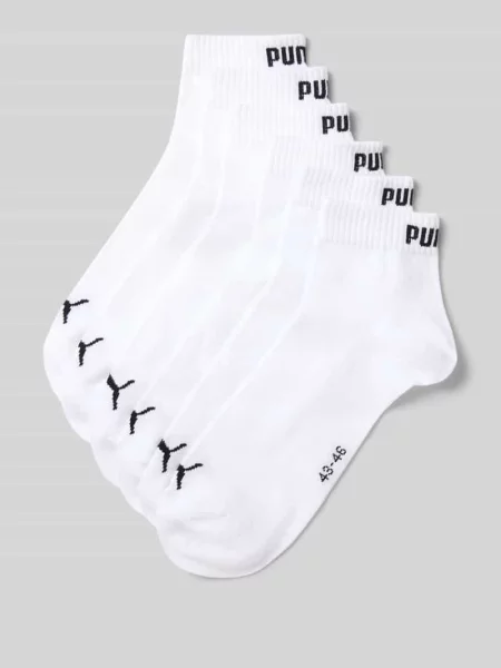 Skarpety z mieszanka bawełny w zestaw 6 par Puma czarne