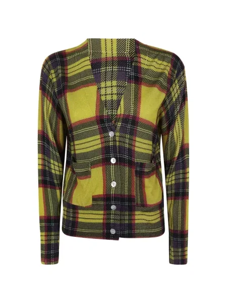 Cardigan In Bed With You cu imagine cu imprimeu geometric galben