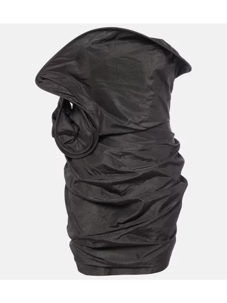 Rochie Magda Butrym de mătase negru