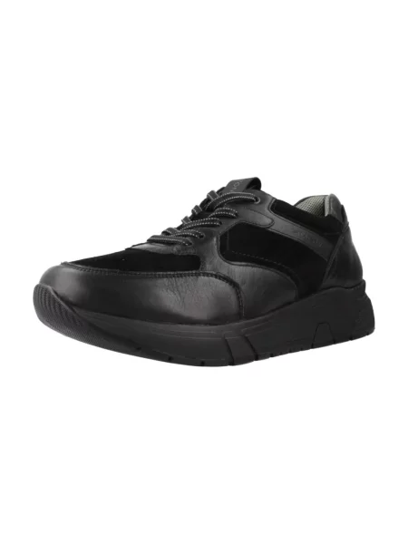 Sneakersy Stonefly skórzane casual czarne