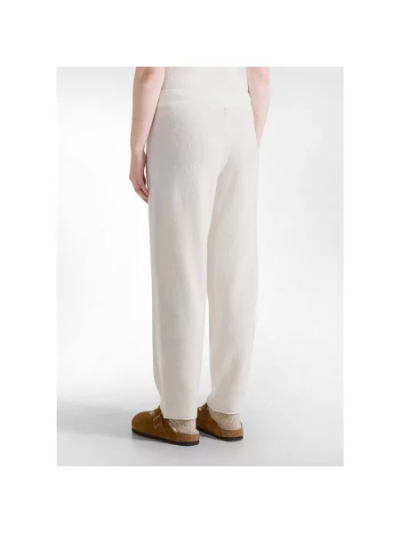 Pantaloni Deha tricotate alb