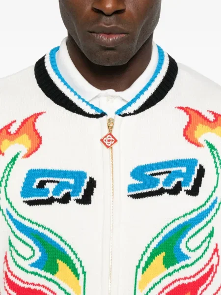 Cardigan Casablanca alb