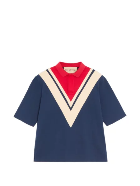 Tricou polo Valentino Garavani albastru