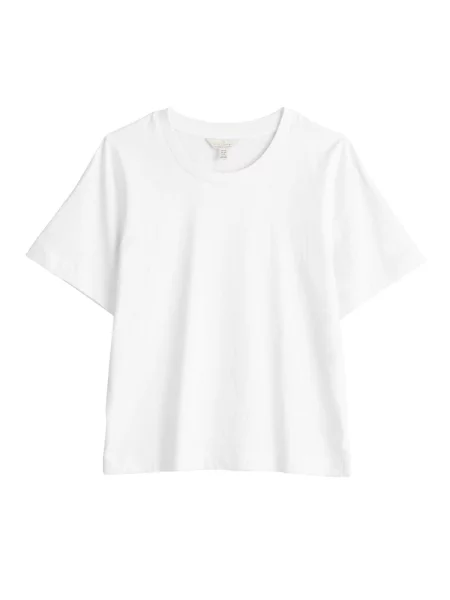 Seasalt Cornwall Tricou Copseland' alb