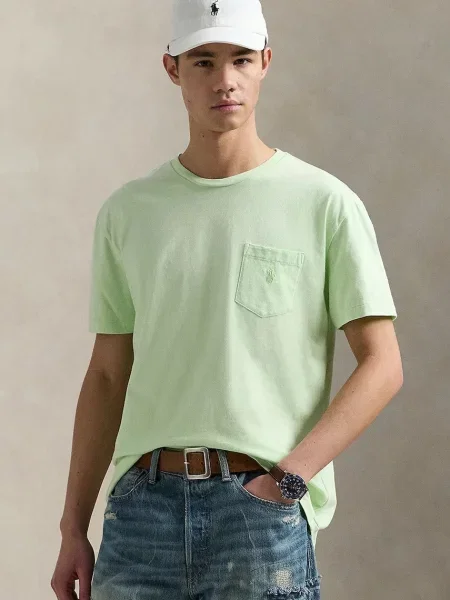 Тениска Polo Ralph Lauren Tee с изчистен дизайн зелено